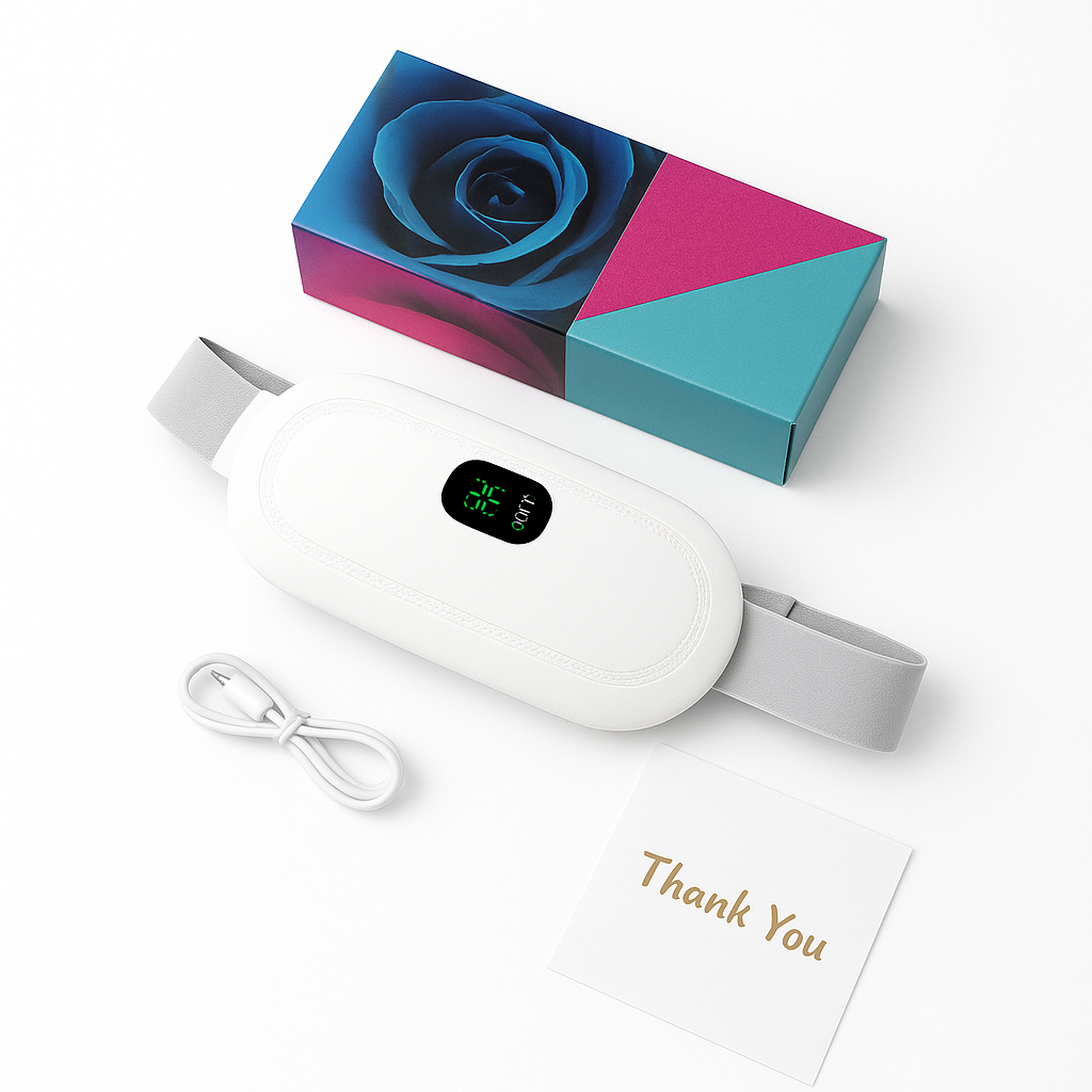 Period Pain Relief Belt - Electric Wrap Belt for Girls and Women