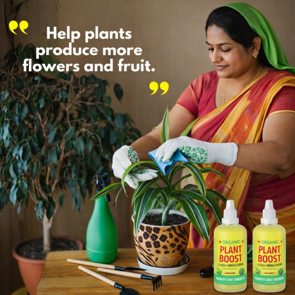 10xPlantPower™- Boost Plant growth 10x faster- Helps growing more flower and fruits (Buy 3 get 2 Free-pack of 5 in just 399)