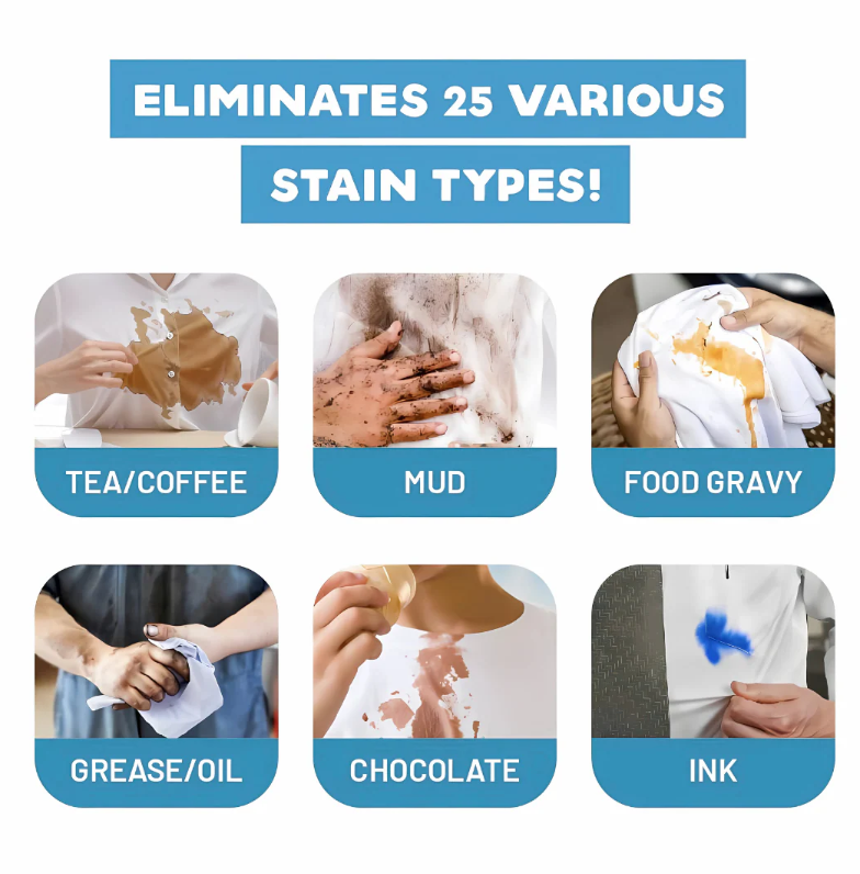 2 step Magic Stain Remover- Removes tea, coffee and all kinds of stains
