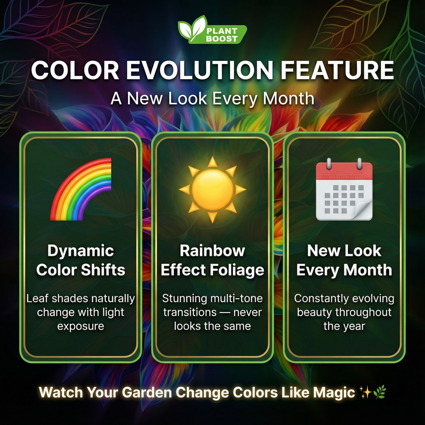 Rare Multicolor Hosta Seeds + Plant Growth Serum Free