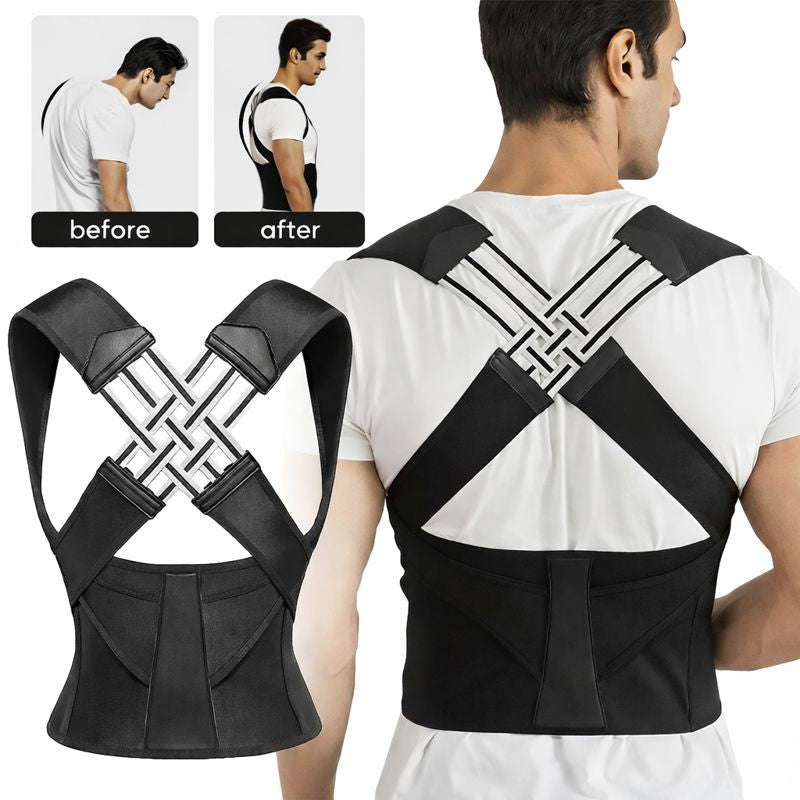 OrthoBack™ Back Support Belt for Desk Workers | Relieves Neck & Shoulder Pain (FREE GIFTS ON EVERY ORDER)