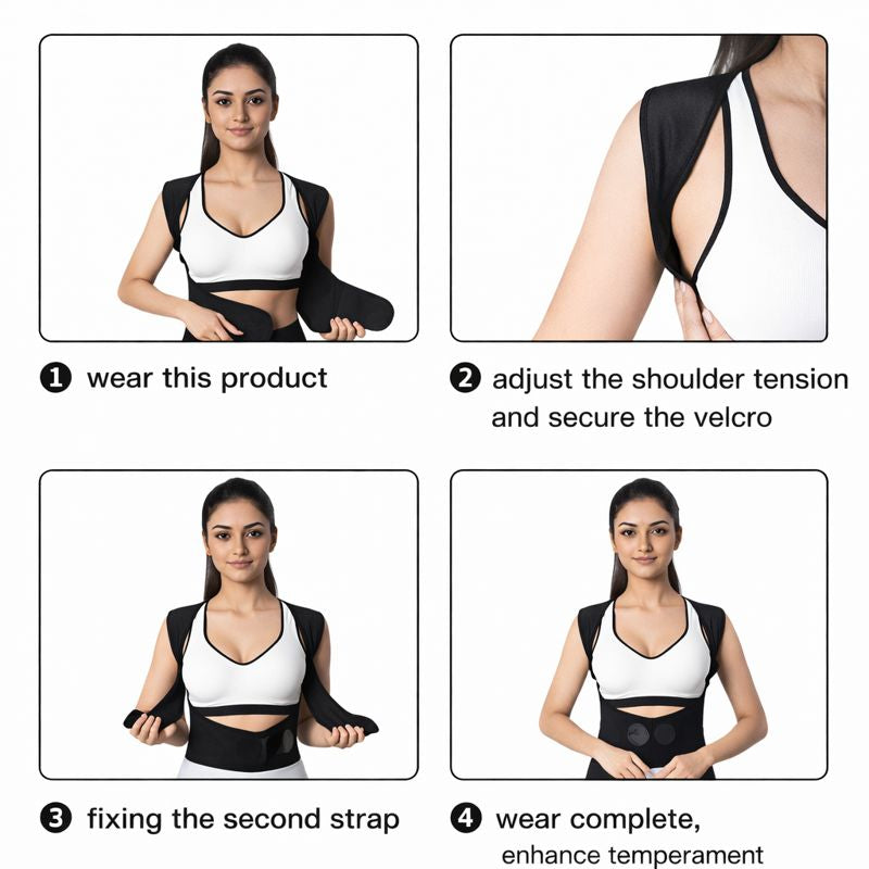 OrthoBack™ Back Support Belt for Desk Workers | Relieves Neck & Shoulder Pain (FREE GIFTS ON EVERY ORDER)