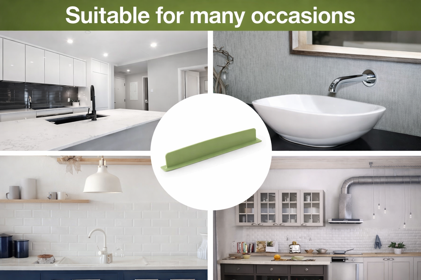 Splash Proof Gaurd- No more water Spills- No more slipping on the floor