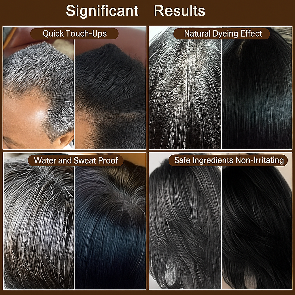 10 Sec Hair dye- Stick with built in comb (2 in 1 dye comb)- In Black colour