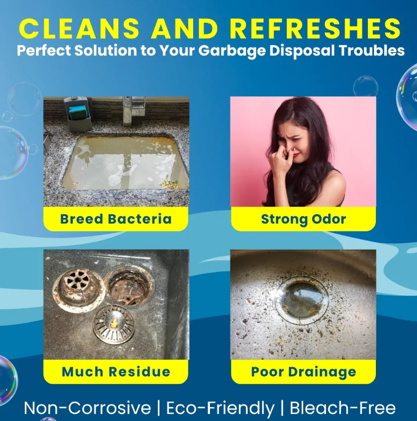 LemonBlast™ – 3-in-1 Hygiene Tablets. Removes Bad Smell & Blockages without Scrubbing (12 + 12 Free = 24 Pack)