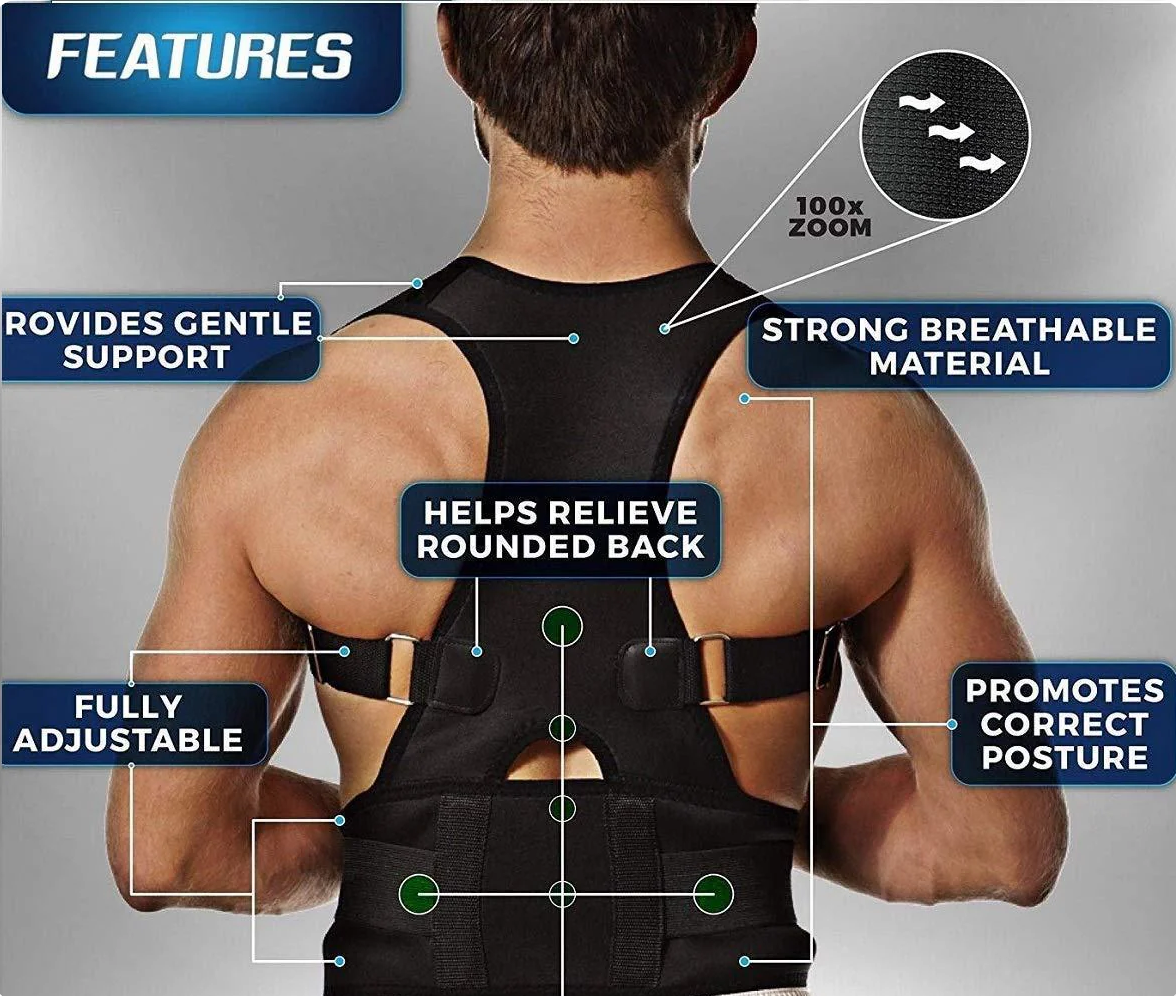 OrthoBack™ Back Support Belt for Desk Workers | Relieves Neck & Shoulder Pain (FREE GIFTS ON EVERY ORDER)