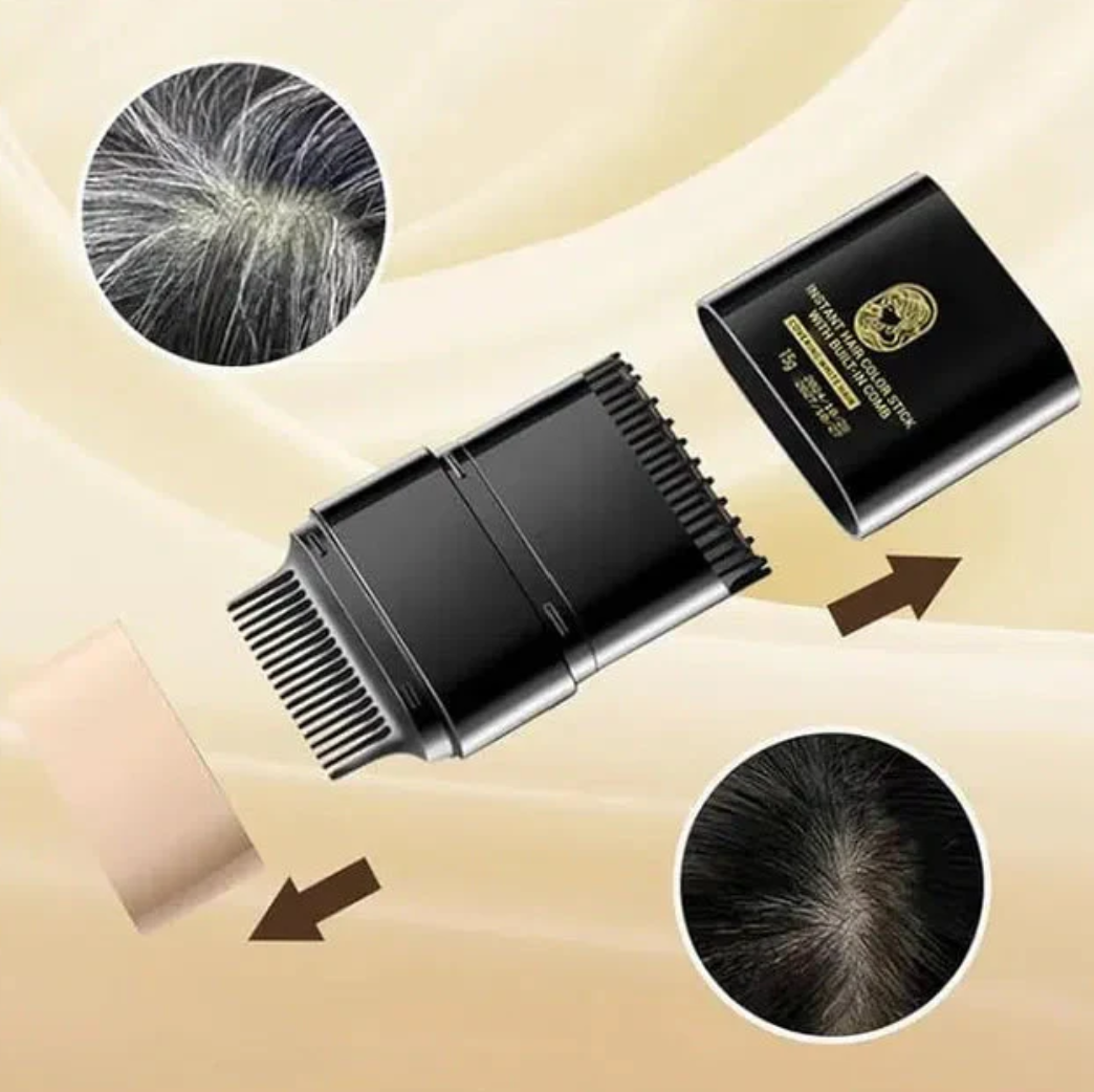 10 Sec Hair dye- Stick with built in comb (2 in 1 dye comb)- In Black colour