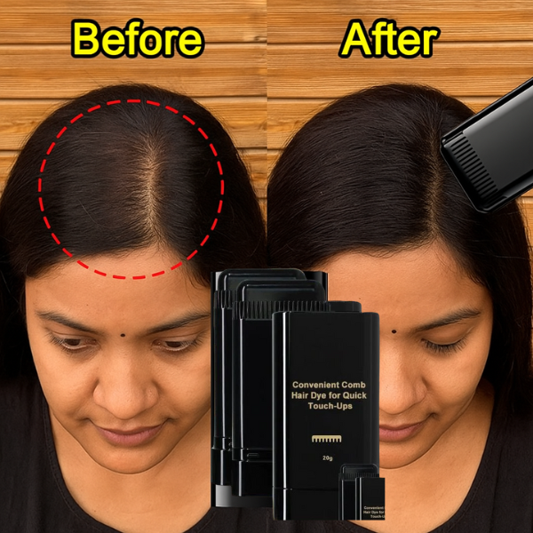 10 Sec Hair dye- Stick with built in comb (2 in 1 dye comb)- In Black colour